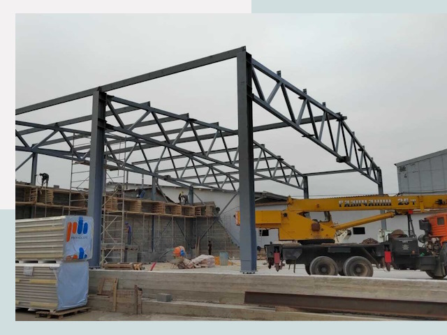 Строительство цехов в Когалыме