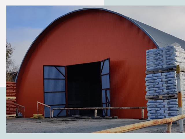 Полукруглые ангары по цене от 620 руб. в Когалым