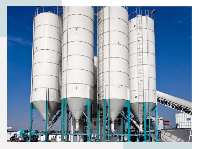 Строительство цементных силосов в Когалыме