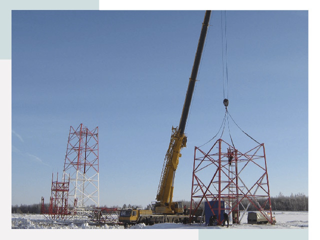 Монтаж вышек связи в Когалыме