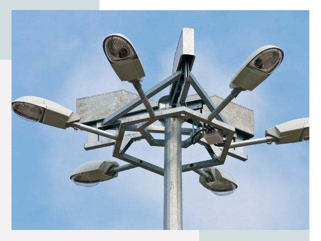 Монтаж осветительных мачт в Когалыме