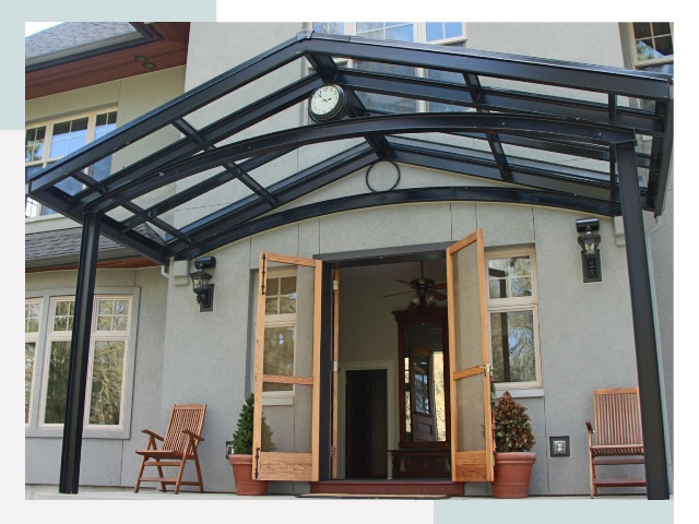 Козырьки металлические в Когалыме