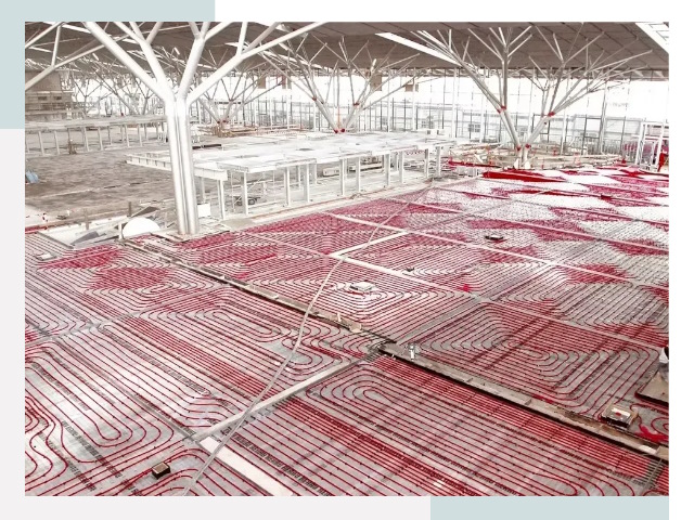 Отопление ангаров в Когалыме