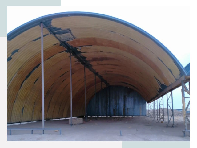 Реконструкция ангаров в Когалыме